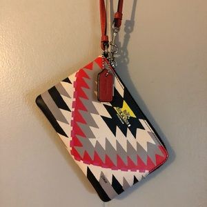 Coach Dream Weaver Aztec Wristlet SALE!